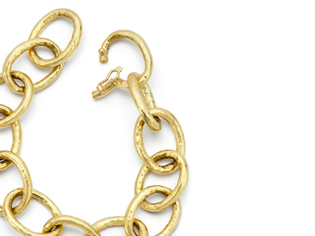 18mm Large Gold Chunky Bracelet – Jewelure